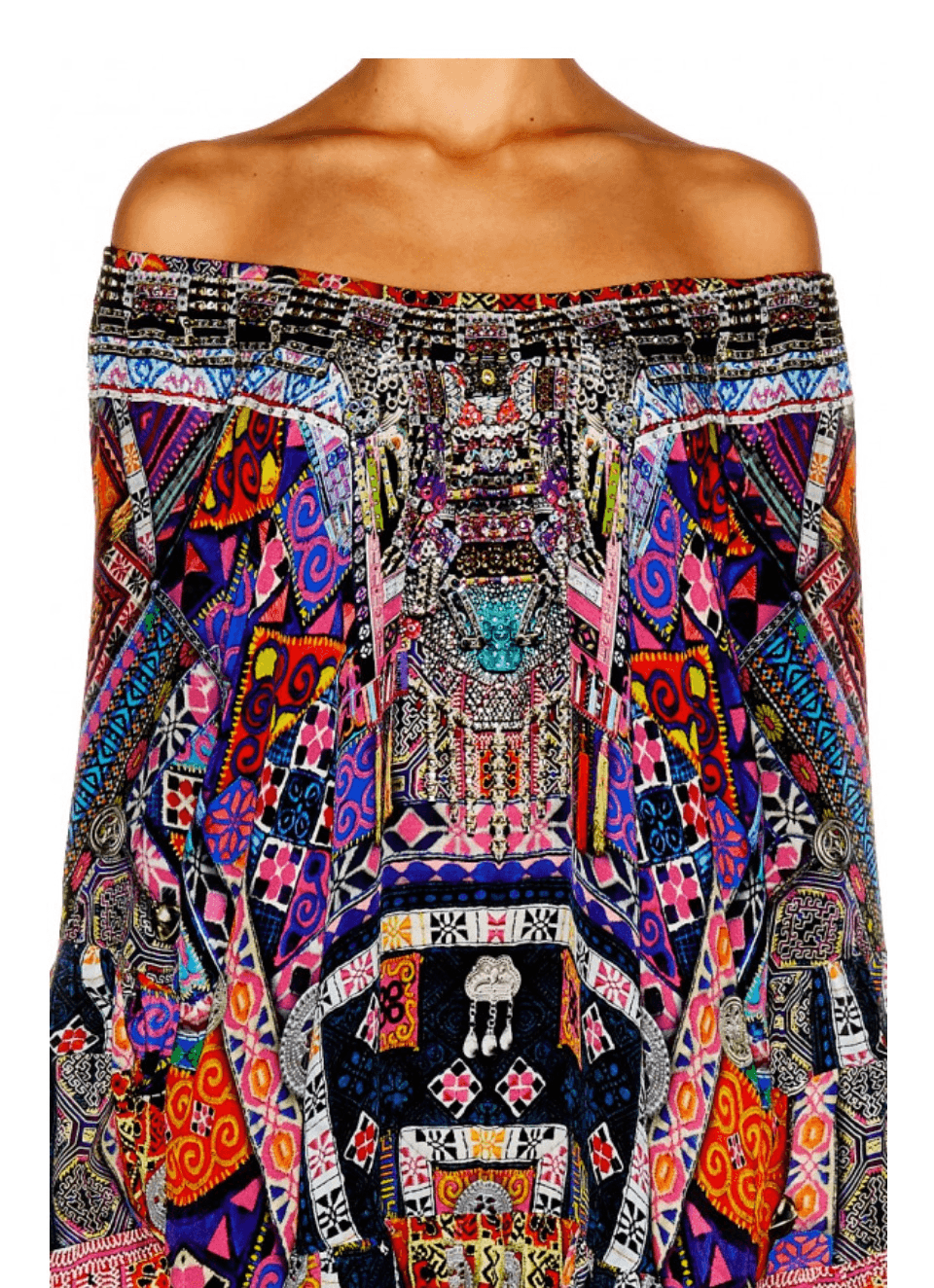 Camilla Patch Me Up A Line Frill Dress XS photo 8