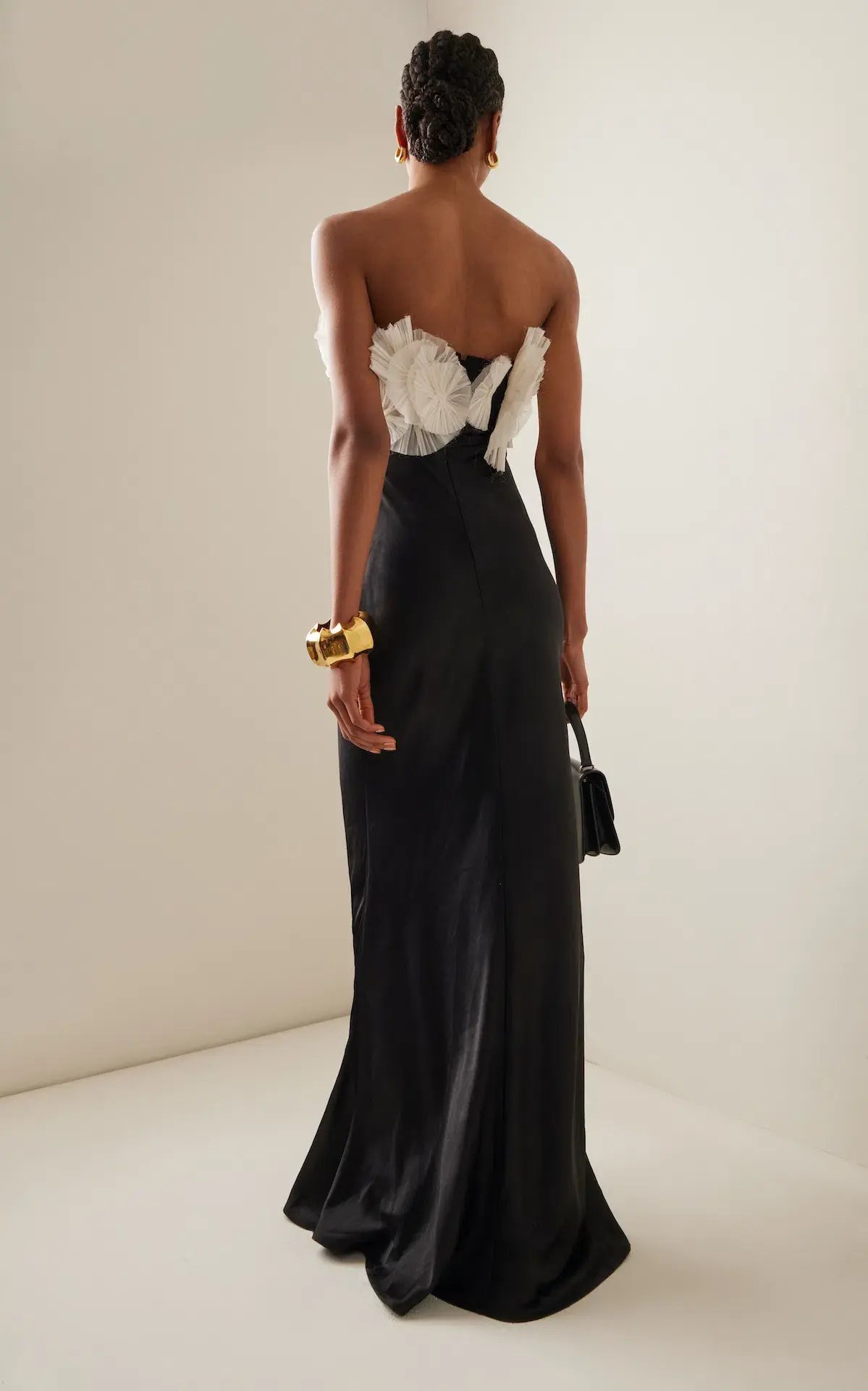 Rachel Gilbert Eyelar Gown Black/White Size 2 / AU 10 photo 2