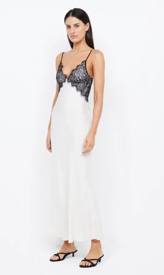 Bec & Bridge Emery Lace Midi Dress White Size 8 photo 2
