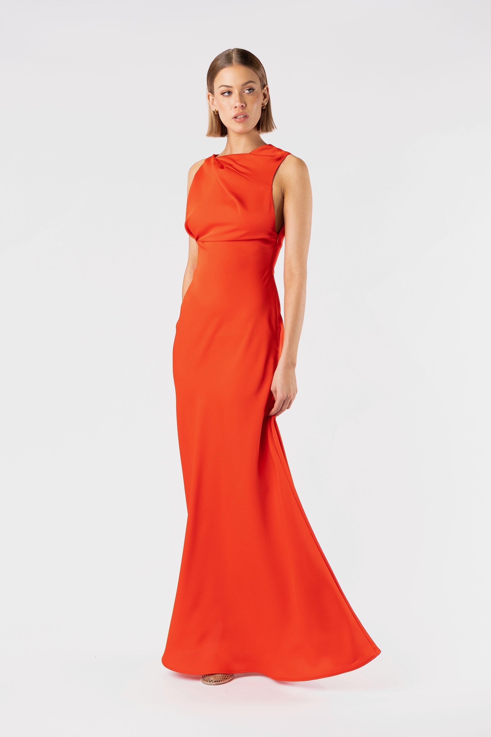 ONE FELL SWOOP KOTA MAXI DRESS - PIMENTO photo 5