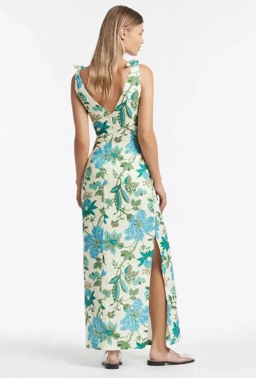 Sir the Label Alexandre Tie Midi Dress Marguerite Floral Print Size 3 / Au 12 photo 3