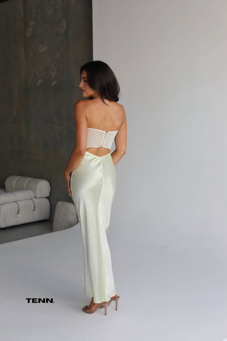 Bec & Bridge Halle Strapless Dress - Lemon photo 3