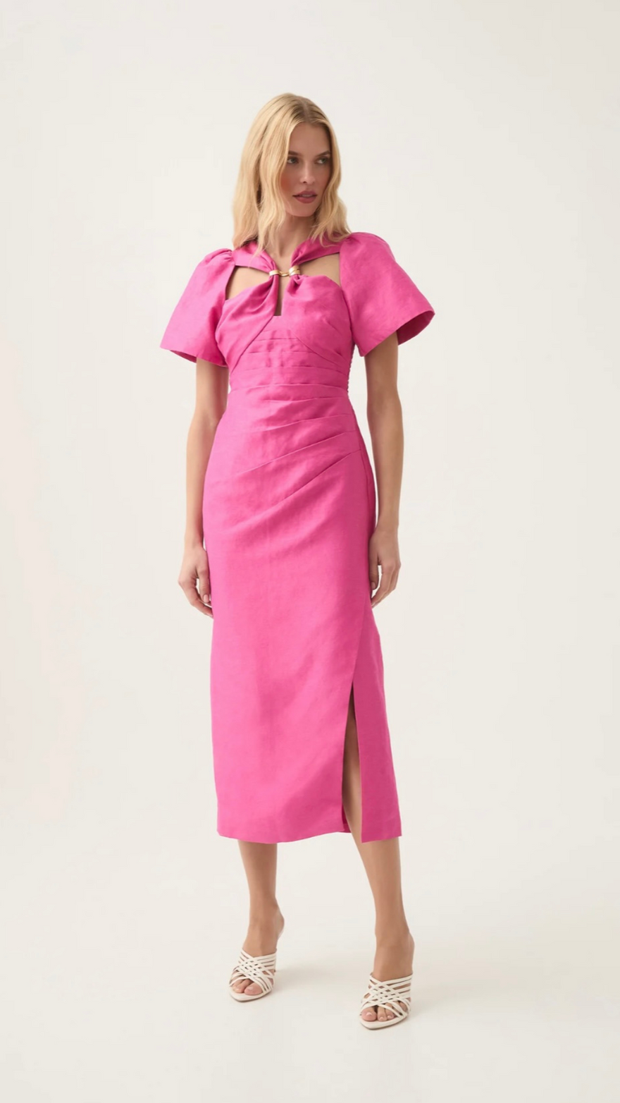 AJE Presence Twisted Midi Dress photo 2