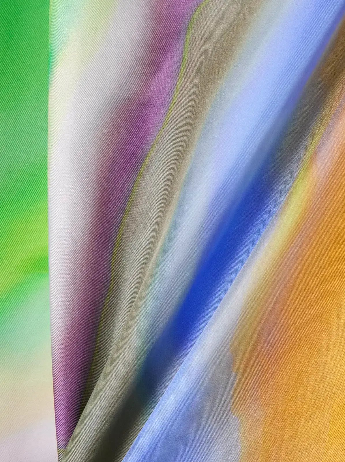 Christopher Esber Printed Silk Satin Maxi Dress Tangelo Aura Print Size AU 6 photo 5