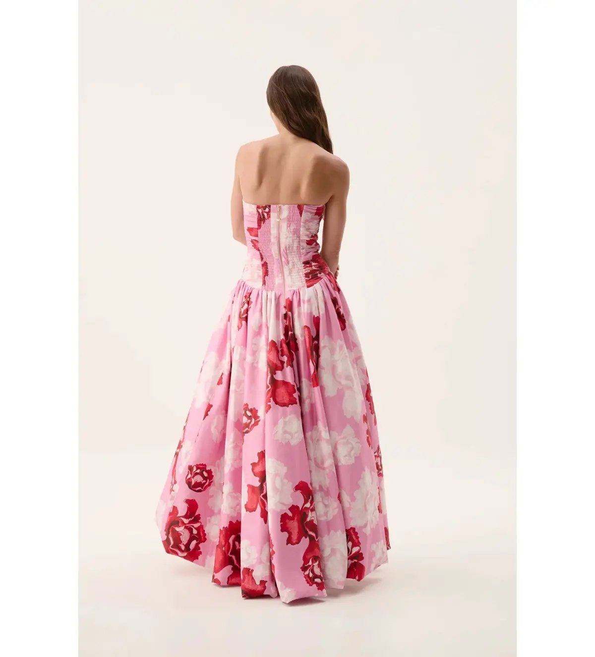 Aje Behold Maxi Dress in Pink Boldly Blooming Size 12 photo 6