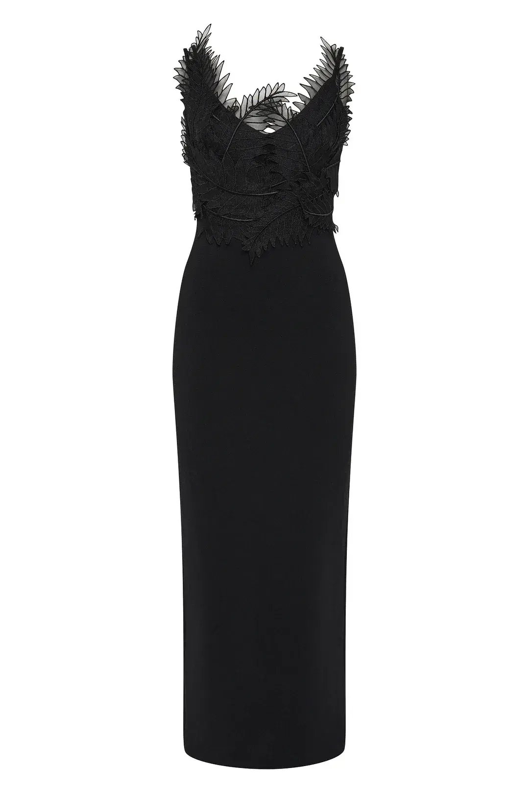 Aje Daisy Knit Maxi Dress Black Size AU 10 photo 6