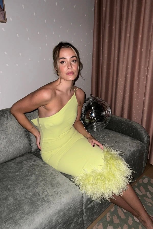 House of CB Alessia Lime Midi Dress photo 2