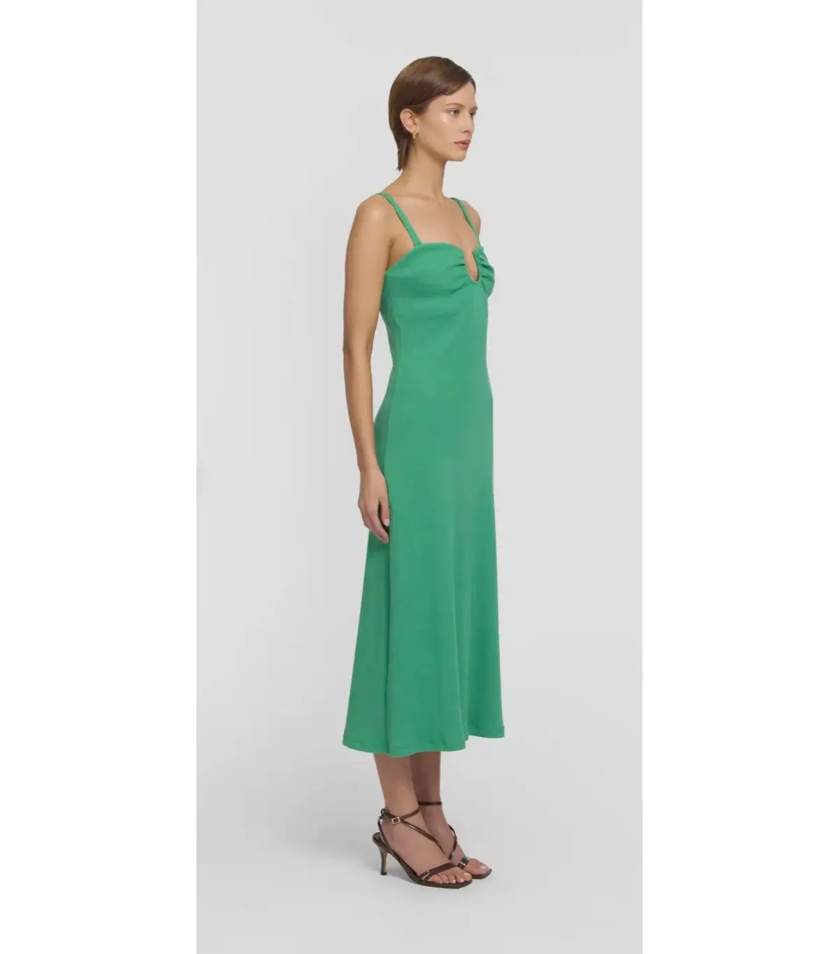 Viktoria & Woods Speakeasy Midi Dress in Galactic Green Size 2 / AU 10 photo 2