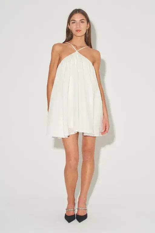 Hansen & Gretel Paolo Backless Mini Dress White Size XS / AU 6 photo 3