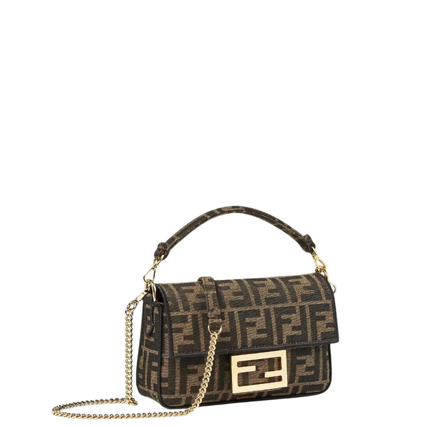 Fendi Baguette Mini Brown FF Jacquard photo 4