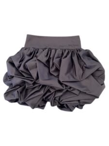 Balmain Cloud Skirt In Black Diamond photo 2