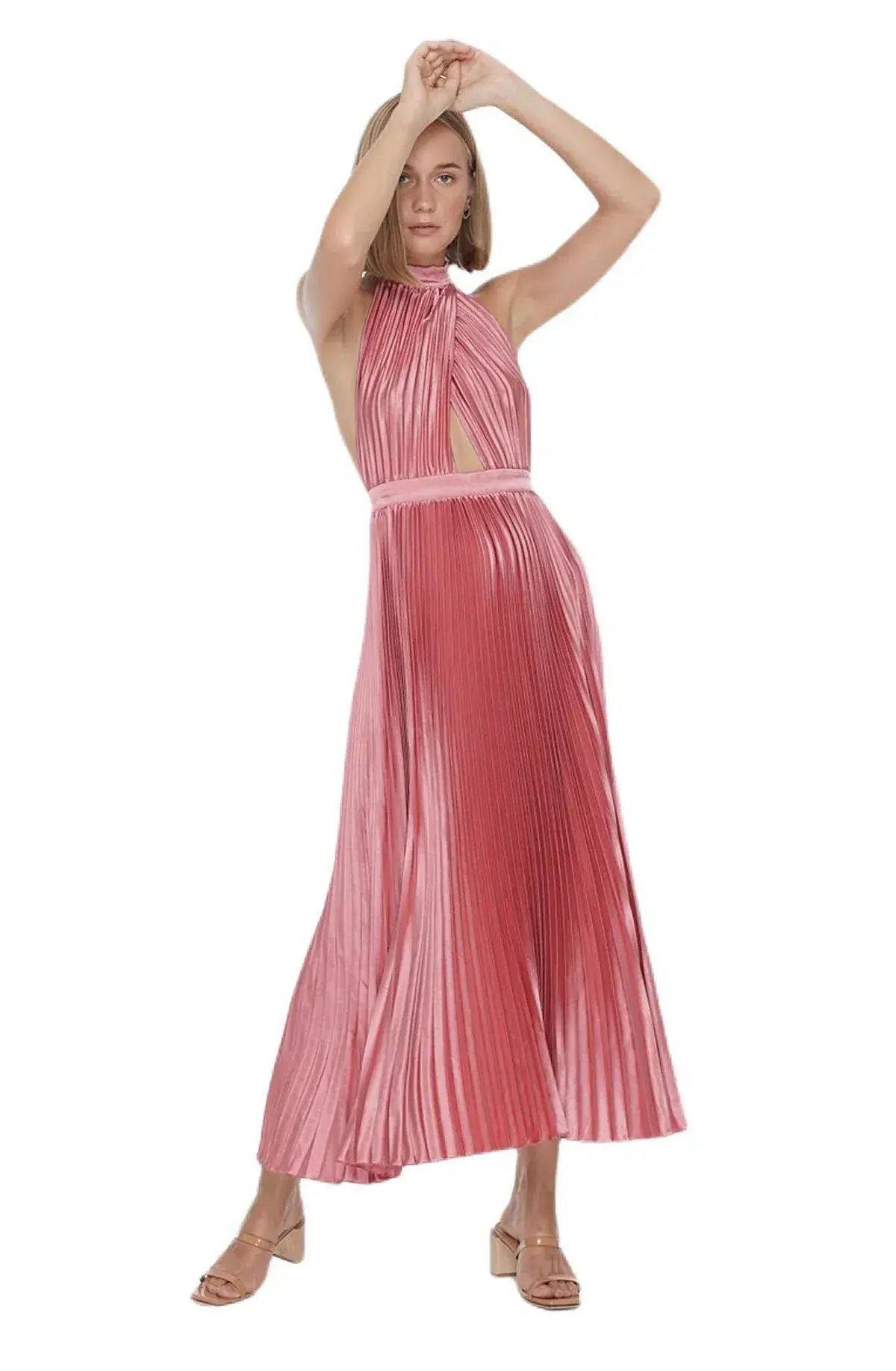 L'idée Woman Renaissance Gown Pink Size 8 photo 4