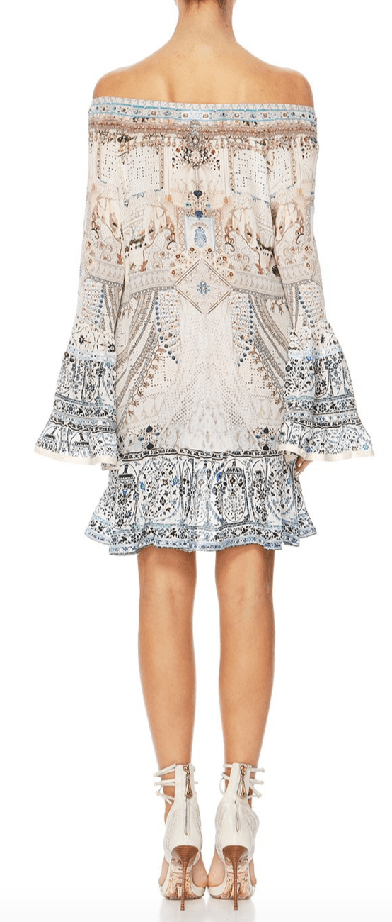 Camilla A Line Frill Dress Breakfast With Silvia Size L photo 3