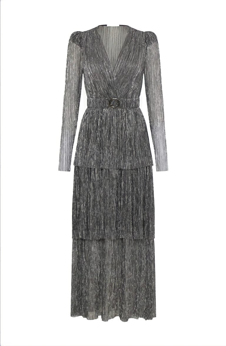 Sheike All That Sparkles Dress - Silver photo 3