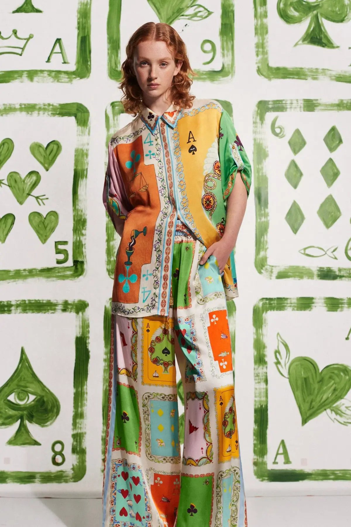 Alemais Rummy Shirt and Pant Set Multi Size AU 8 photo 2