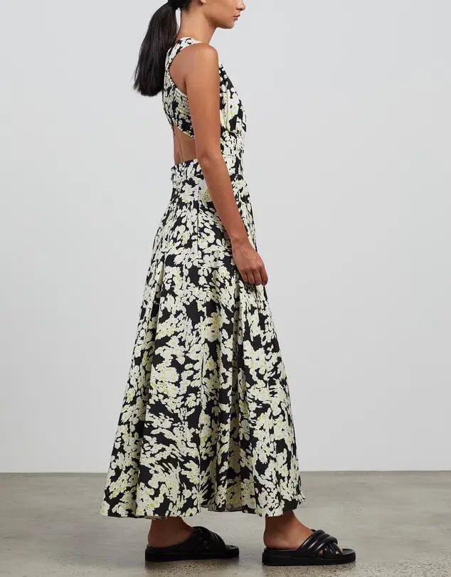 Camilla And Marc Ellie Maxi Dress In Daisy Print Size 4 photo 2