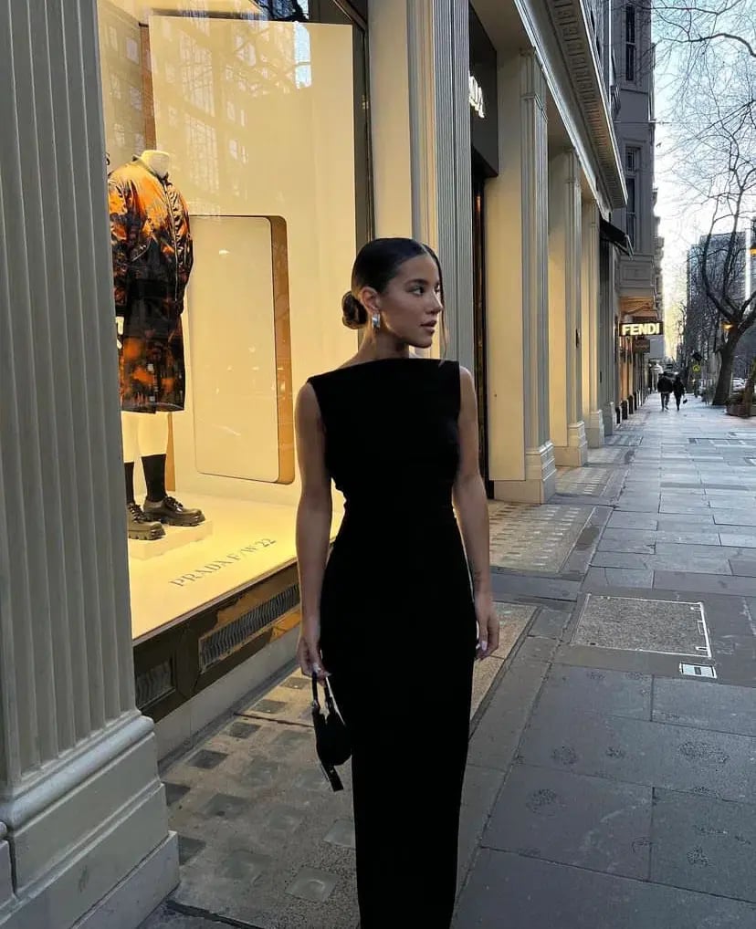 Effie Kats Verona Backless Gown Black Size M / Au 10 photo 4