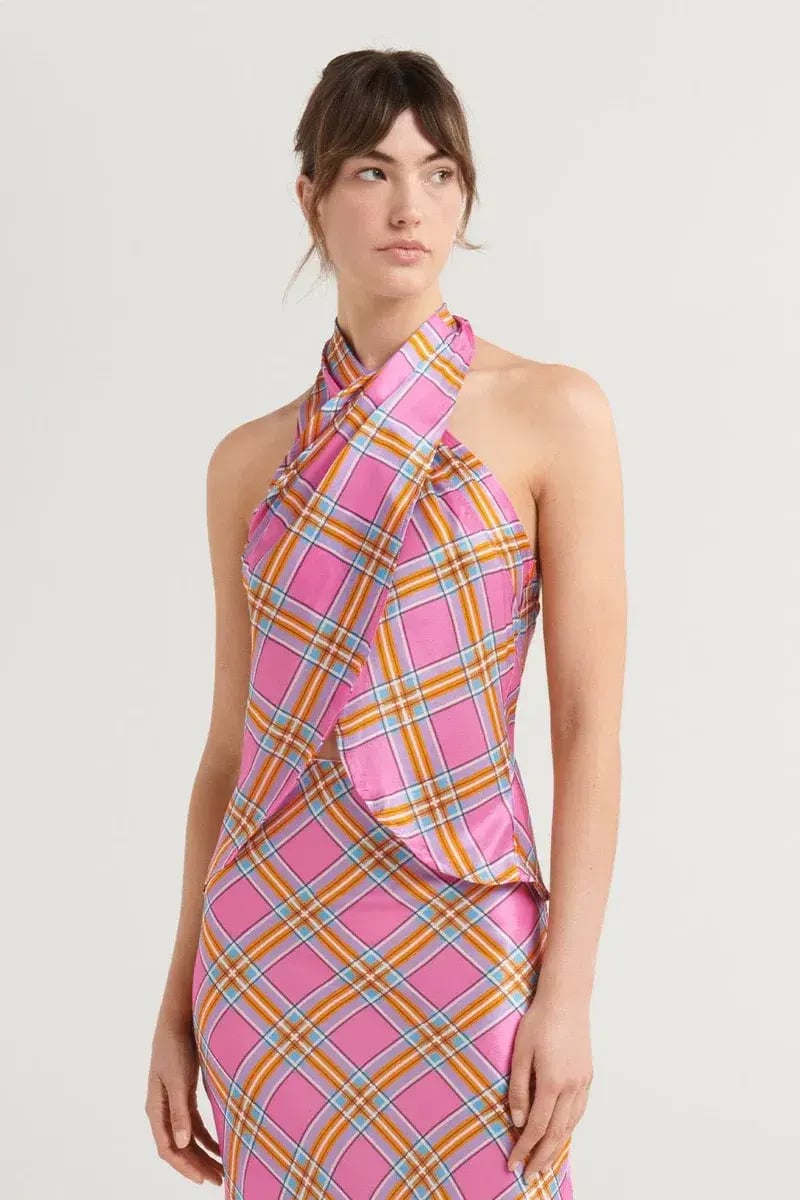 Steele Marcela Top and Cassidy Skirt Set Pink Check Size S / AU8 photo 2