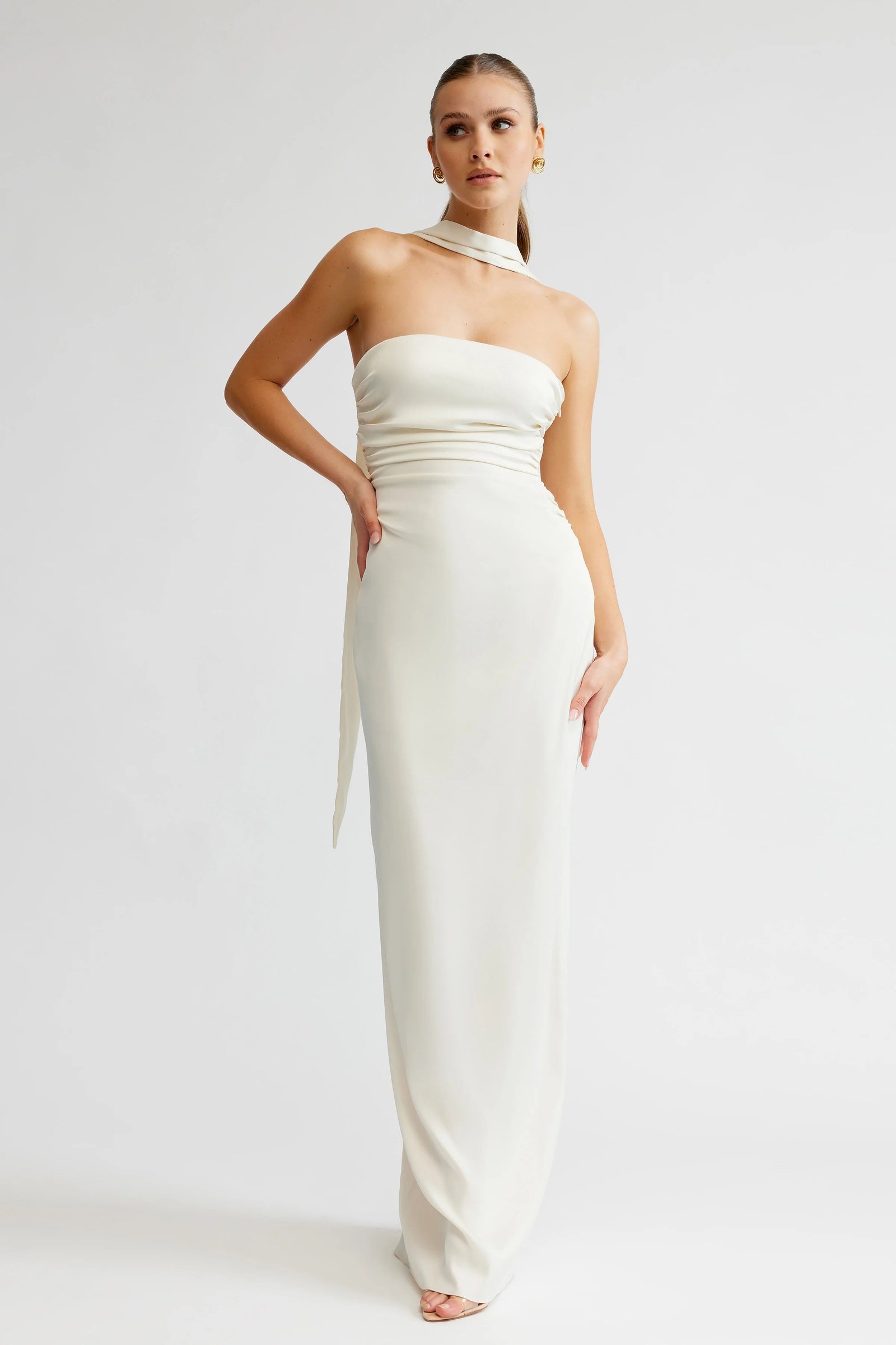LEXI CATALINA DRESS - OYSTER photo 6