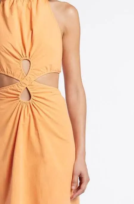 Sir the Label Coppola Cut Out Dress Orange Size AU 6 photo 3