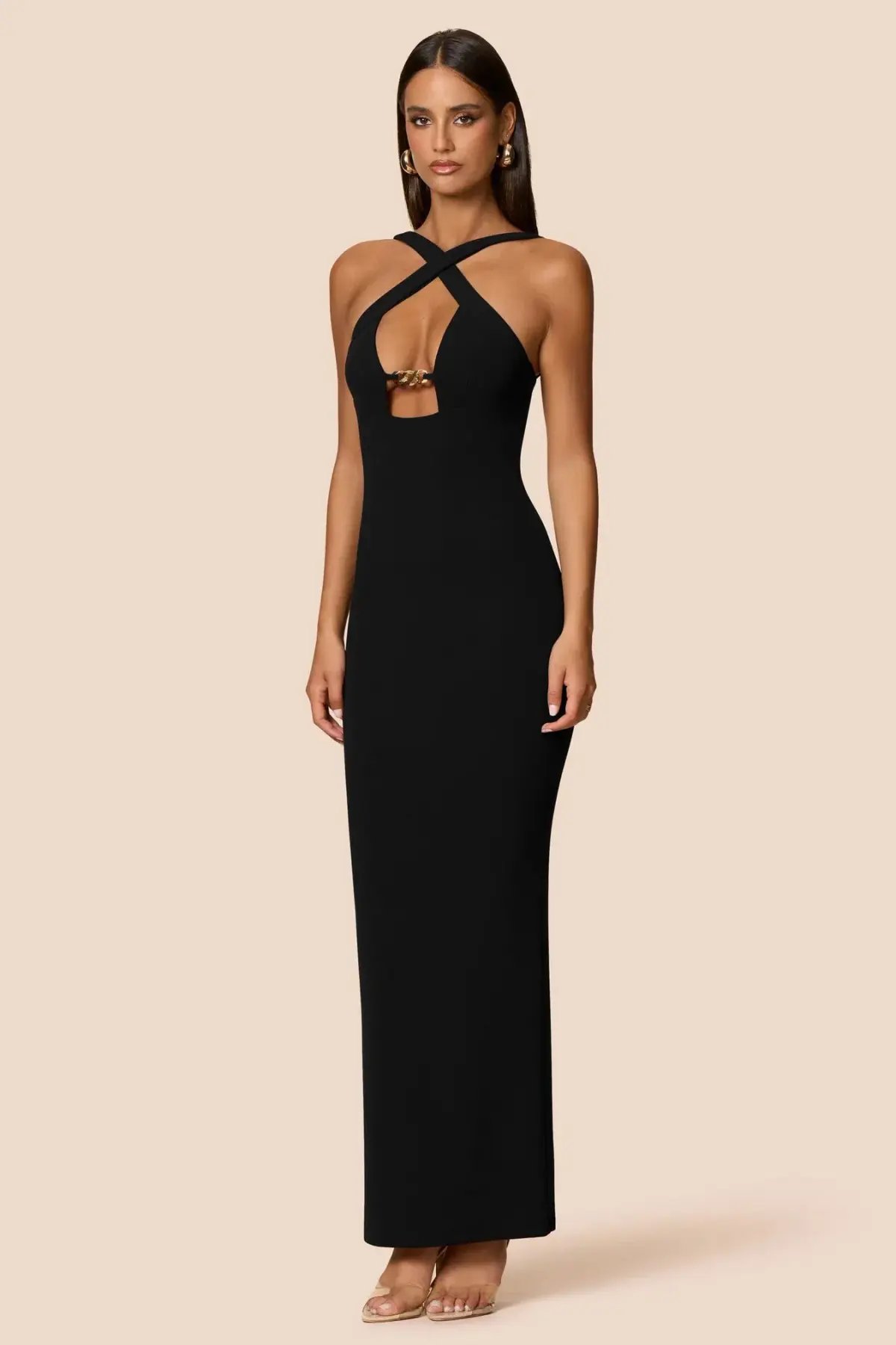 Love Nookie Charm 2-way Gown Black Size 8 photo 3