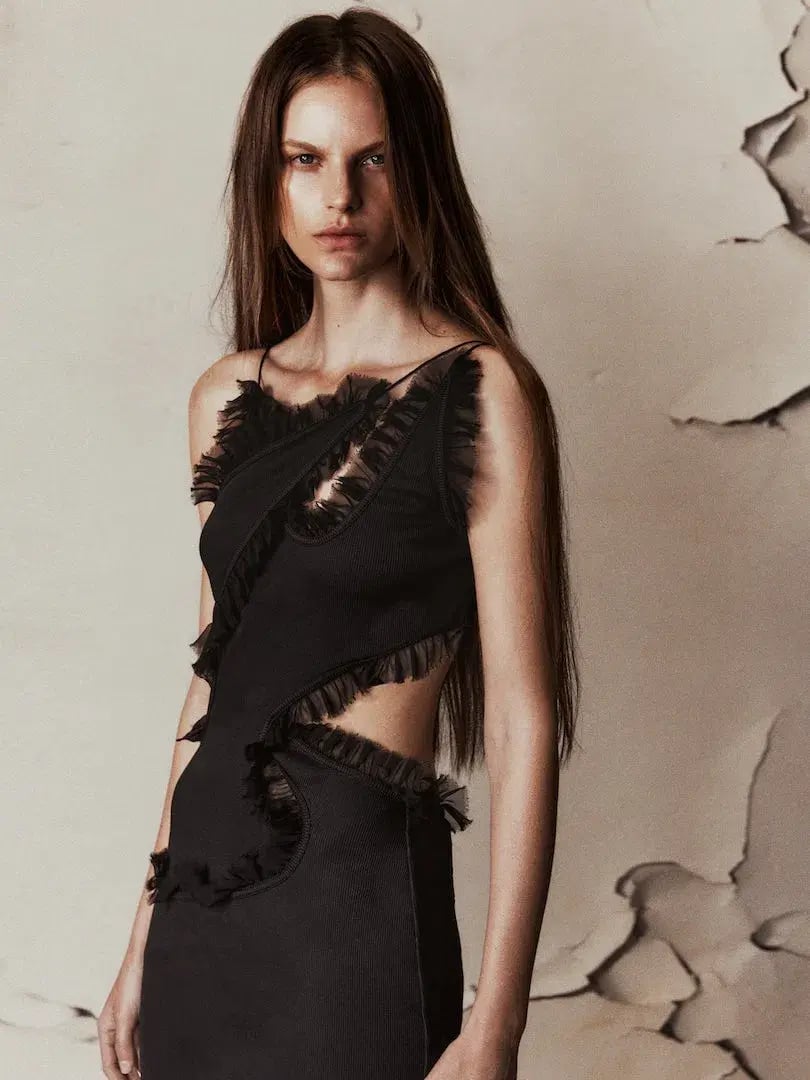 Christopher Esber Carina Interlinked Dress Black Size 6 / XS photo 4