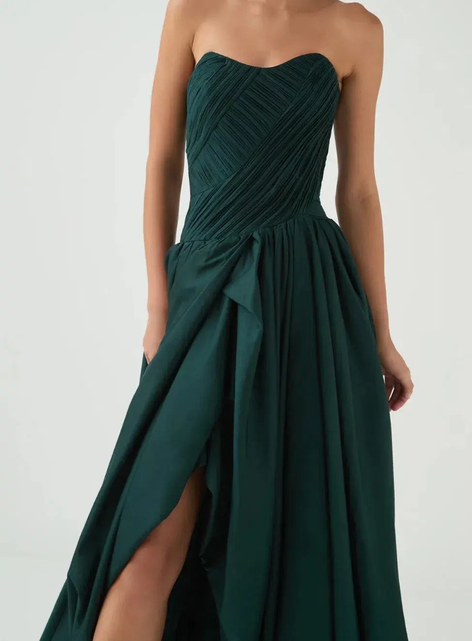 Aje Spatial Maxi Dress Bonsai Green Size AU 10 photo 4