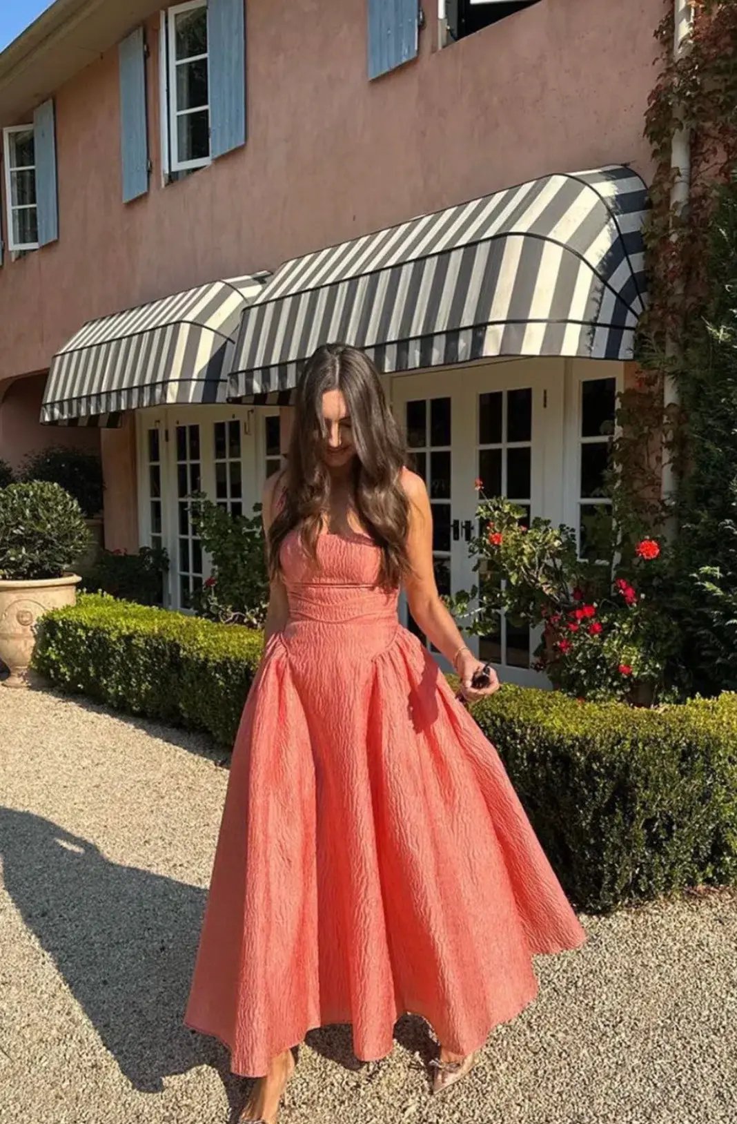 Rachel Gilbert Sophy Strap Dress in Pink Size 6 photo 4