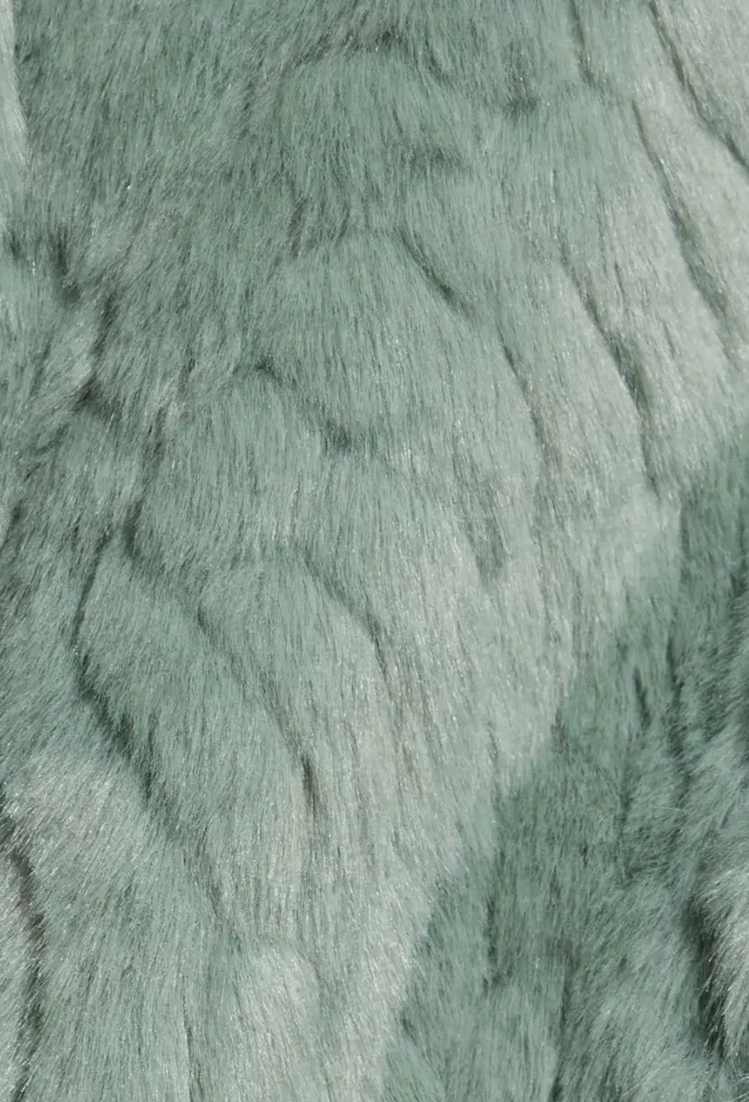 Unreal Fur Lily Jacket in Mint Size L / AU 12 photo 3