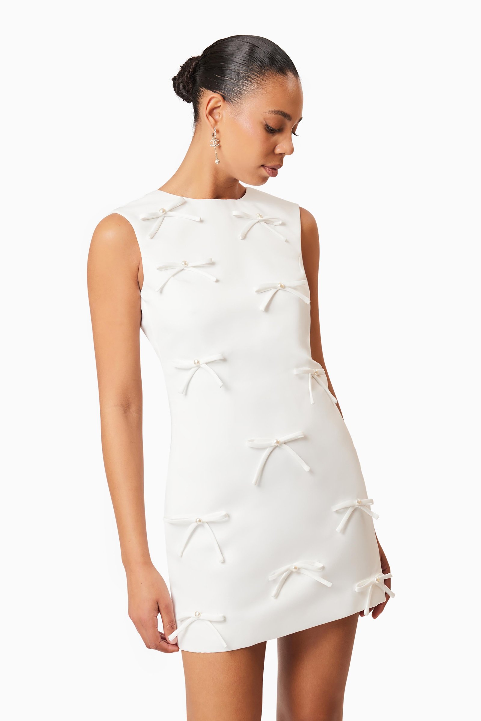 ELLIATT ROSE SHIFT DRESS - IVORY photo 2