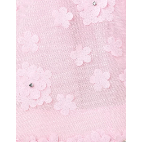 Zimmermann Lift Off Floral Applique Mini Dress In Pink photo 3