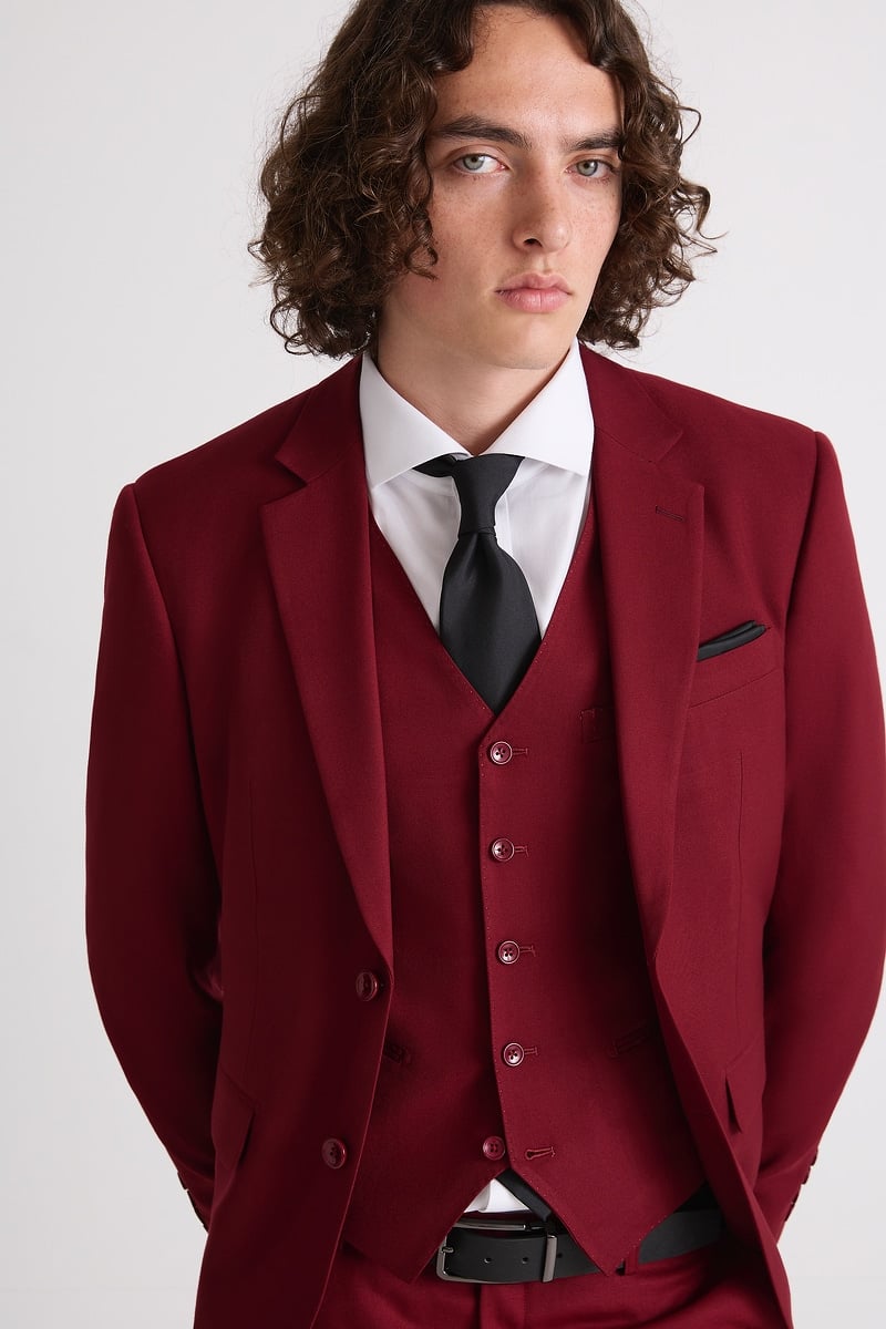 Maroon Suit Suitor Package photo 3