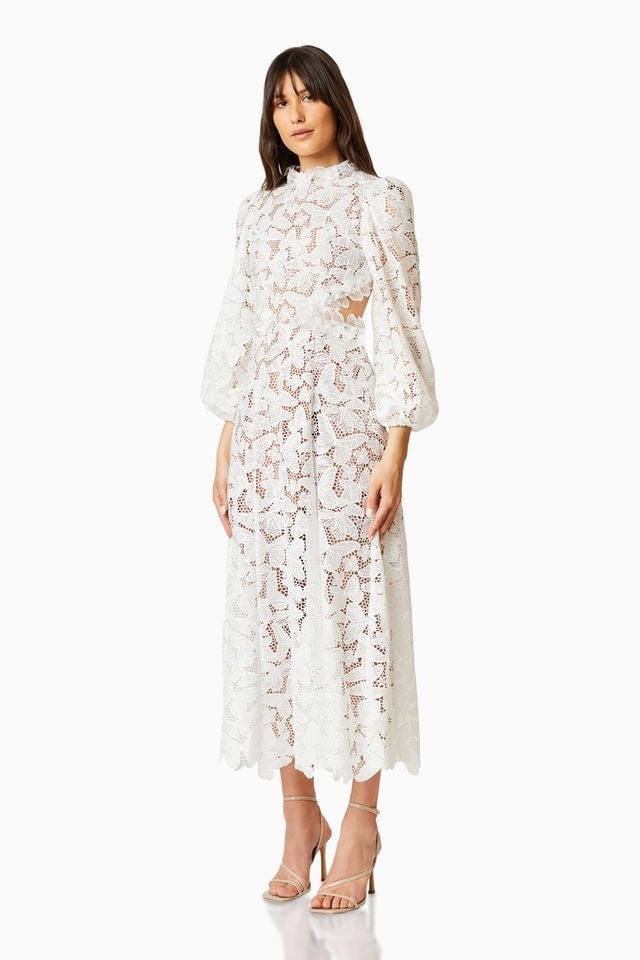 ELLIATT TOULON DRESS - IVORY photo 3
