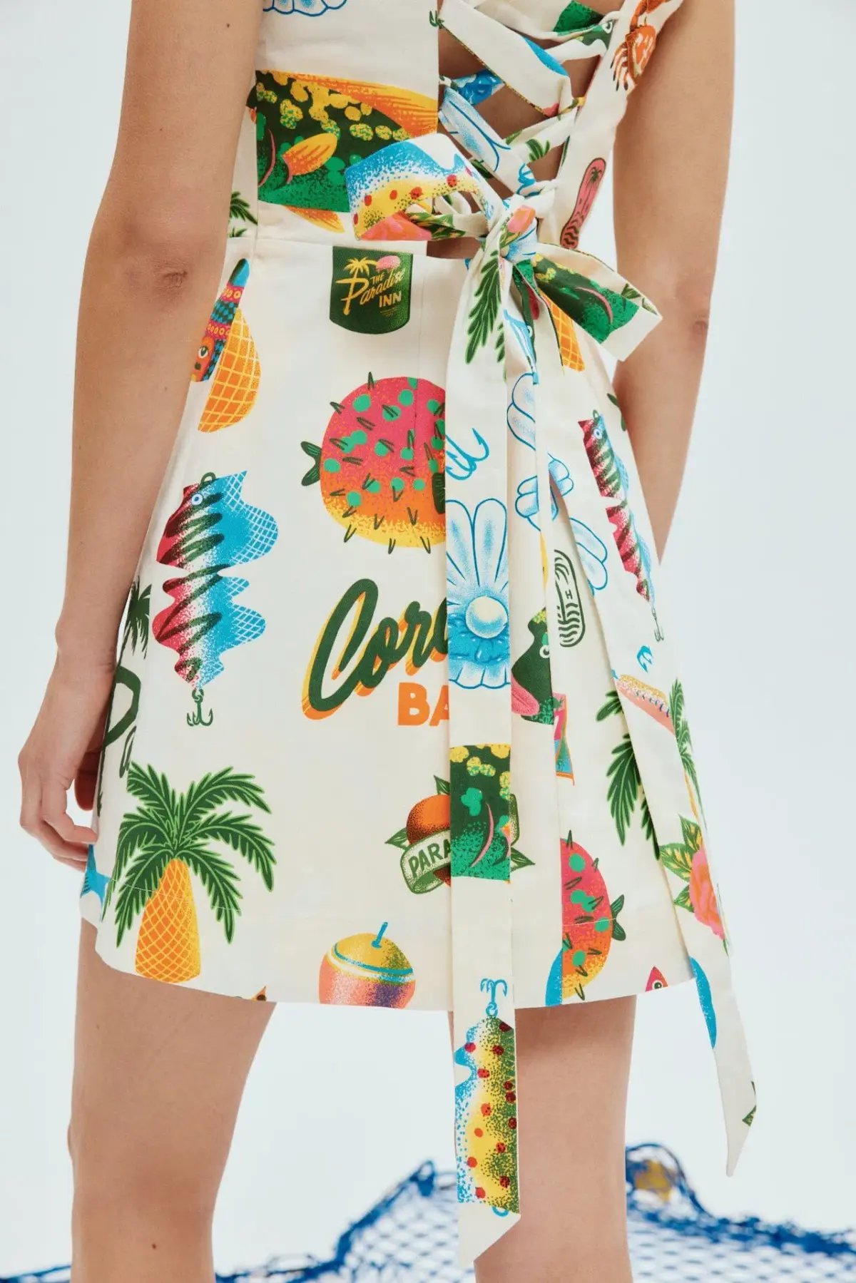 Alemais Samaki Mini Dress Print Size AU 10 photo 3