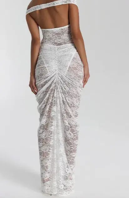 Natalie Rolt Aubrey Dress White  Size 8 photo 2
