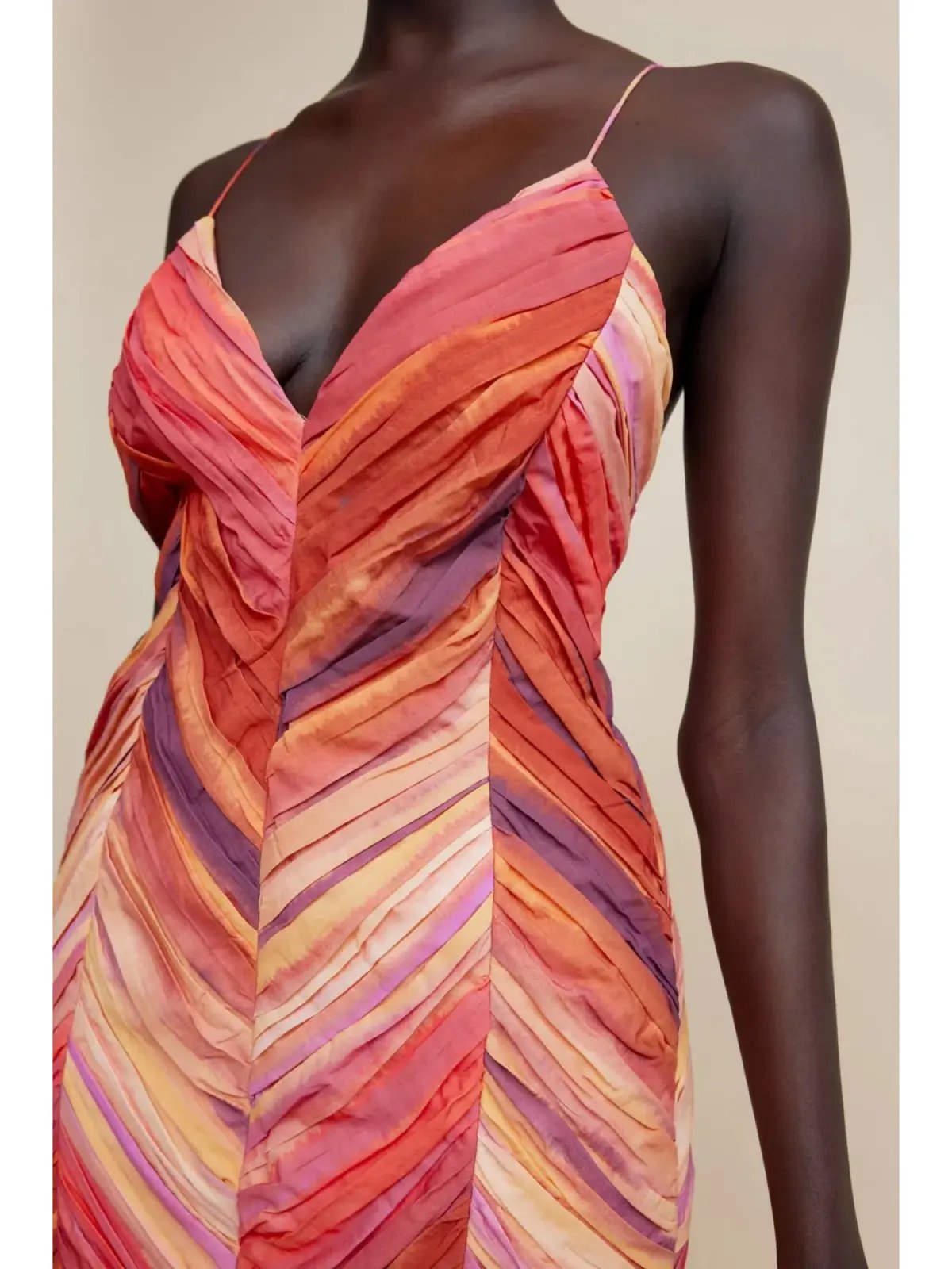 Acler Marley Mini Dress in Watercolour Horizon Size AU 12 photo 3