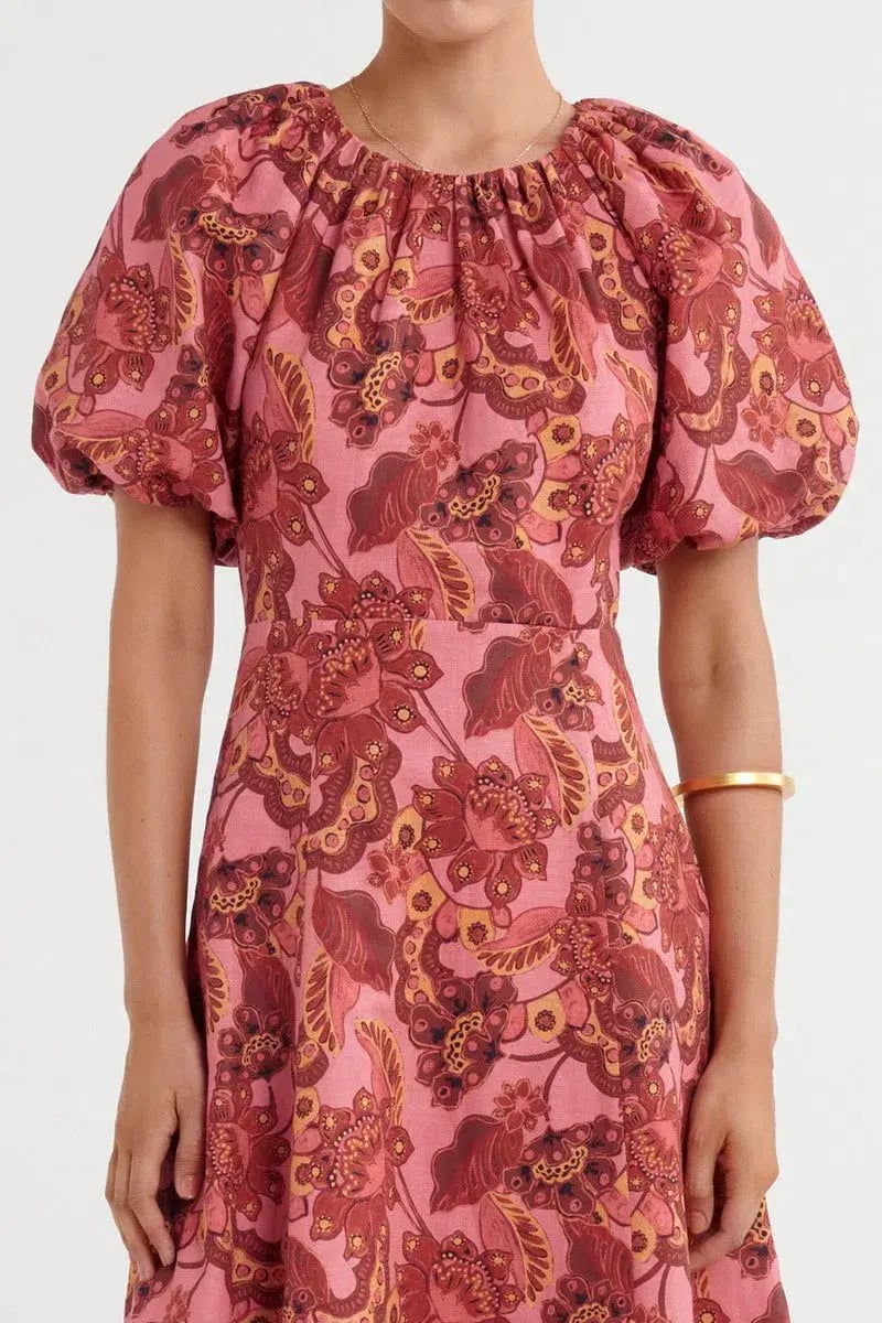 Steele Lola Midi Dress Chambertin Size S / AU 8 photo 2