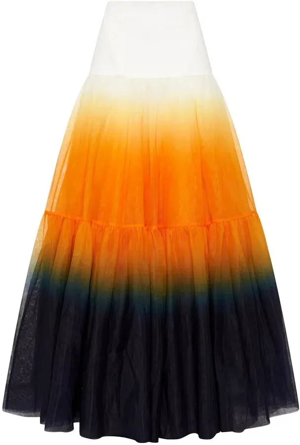 AJE Awaken Skirt Marigold Ink Ombre Size 4 photo 2