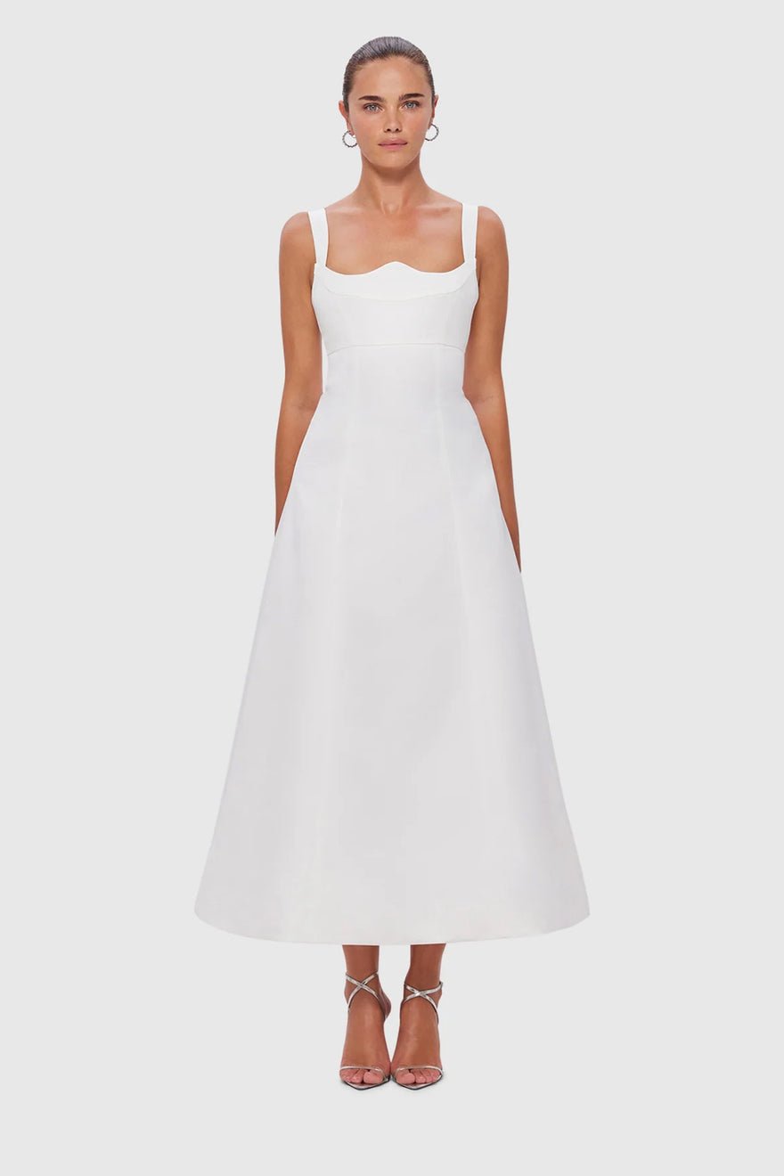 Leo Lin Odette Midi Dress - Snow photo 2