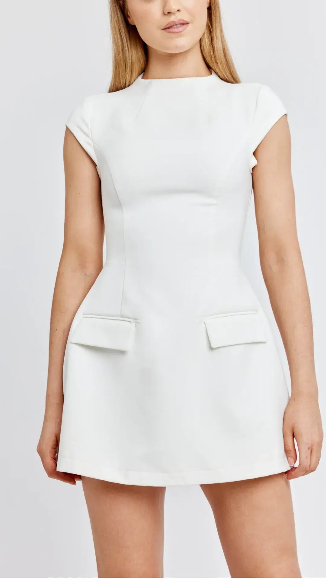 Odd Muse The Ultimate Muse Cap Sleeve Mini Dress White Size XS (AU 6) photo 2