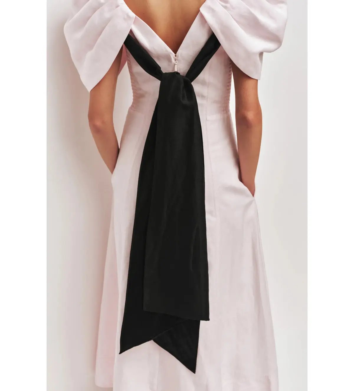 Aje Bisou Midi Dress Pastel Pink Size AU 10 photo 6
