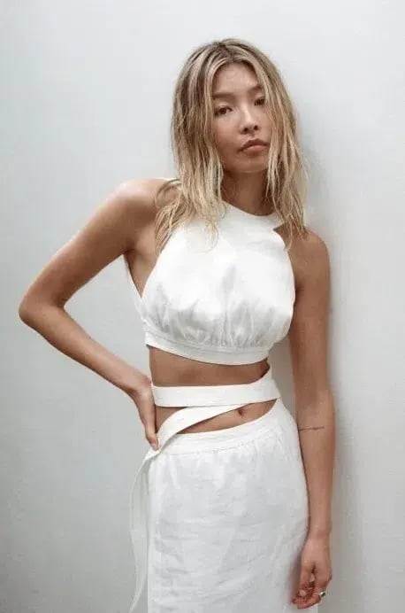 Ambrose Open Back Gown Ivory photo 2