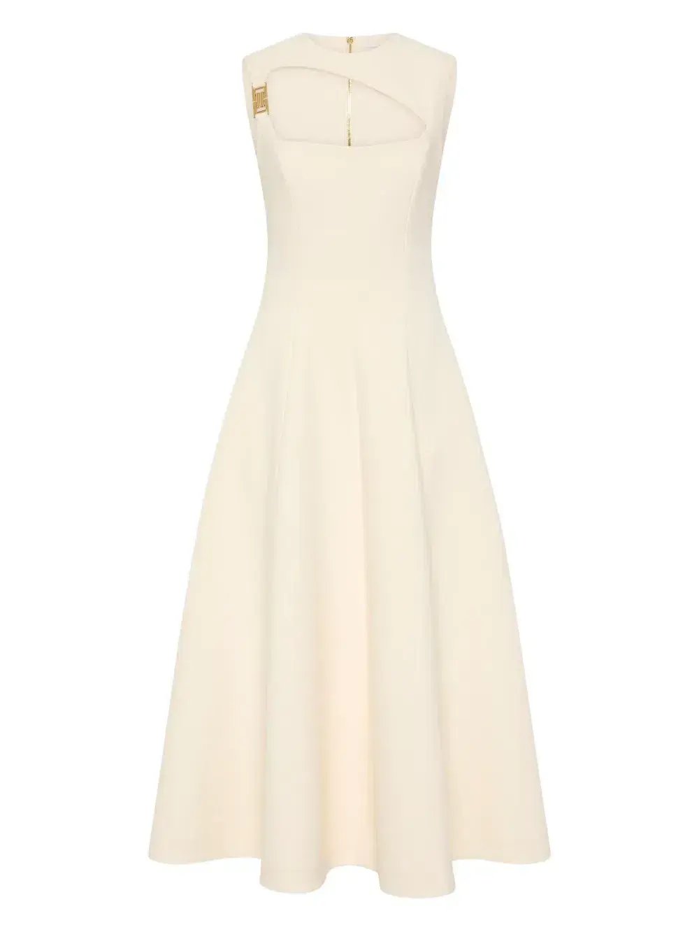 Rebecca Vallance Freyja Midi Dress White Size AU 8 photo 4