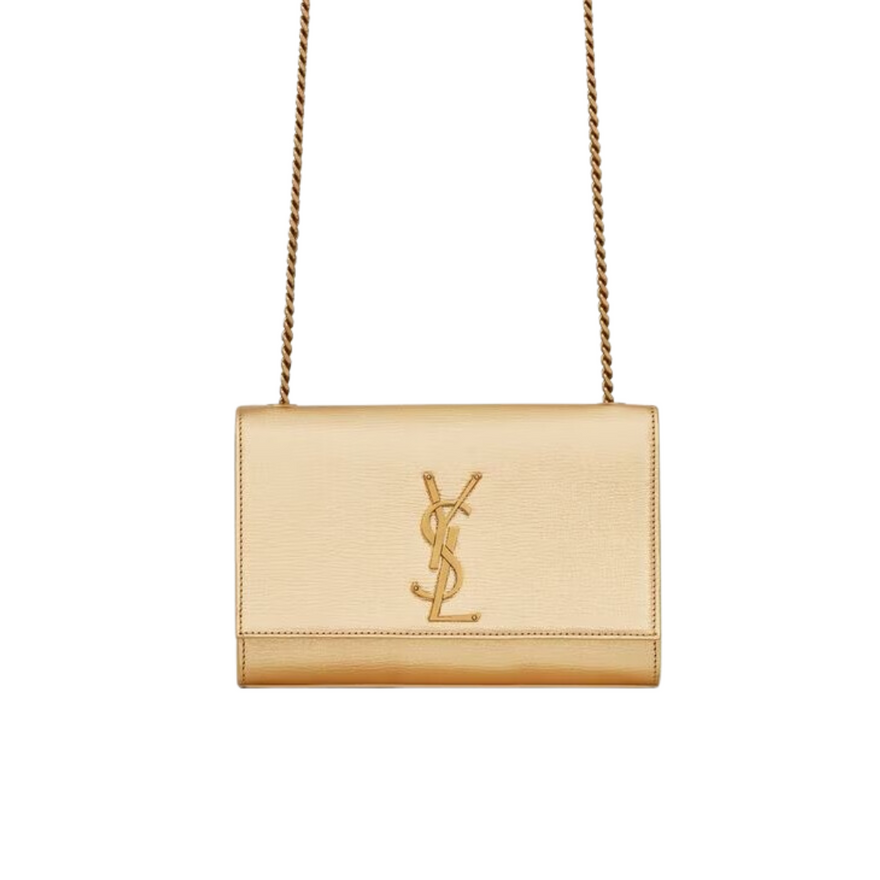 Saint Laurent Kate Handbag - Gold photo 2