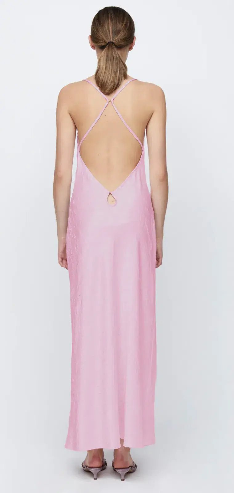 Bec & Bridge Carolina Maxi Dress Quartz Pink Size 10 photo 2