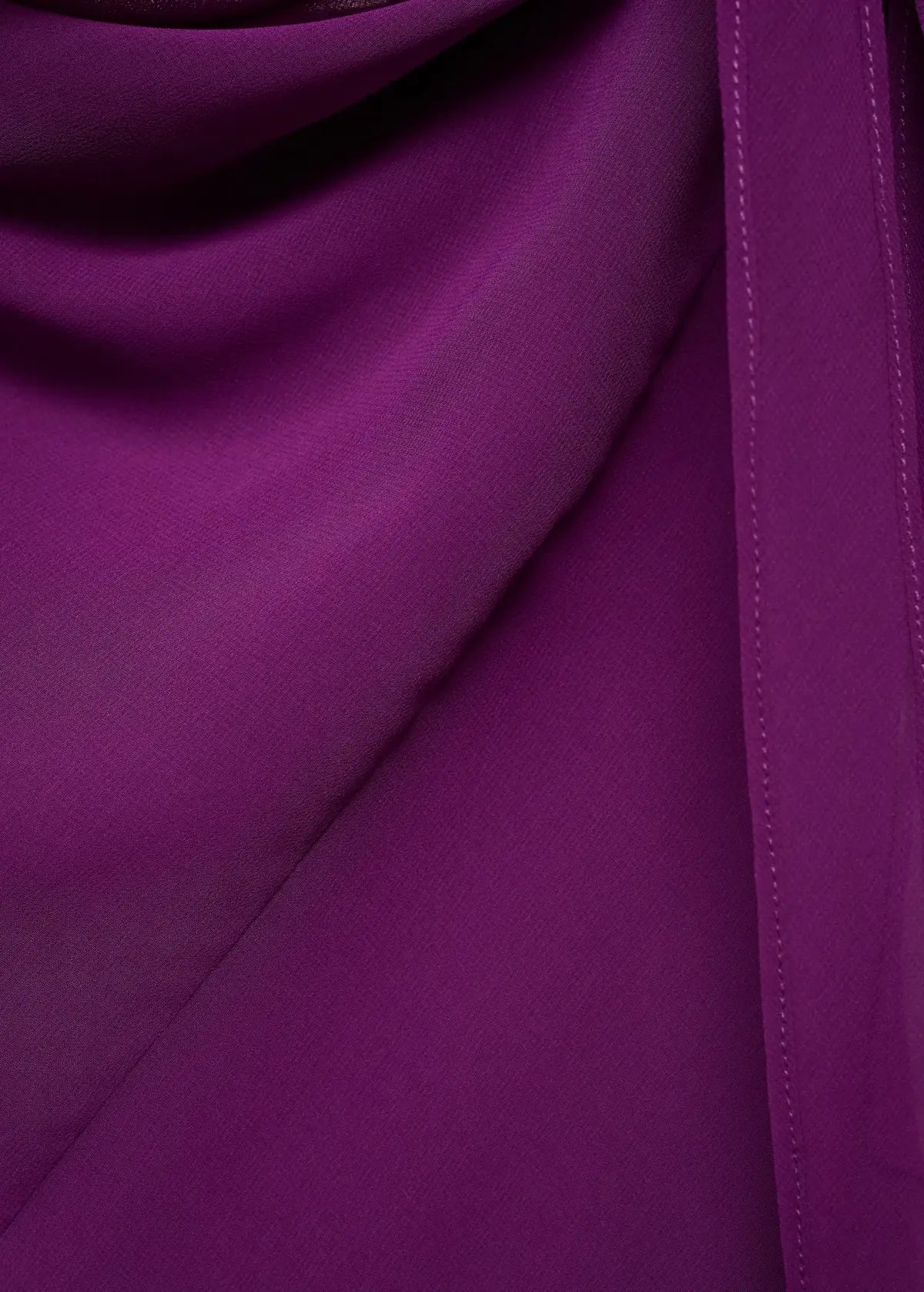 M.N.G Draped dress with flower detail Purple Size M photo 9