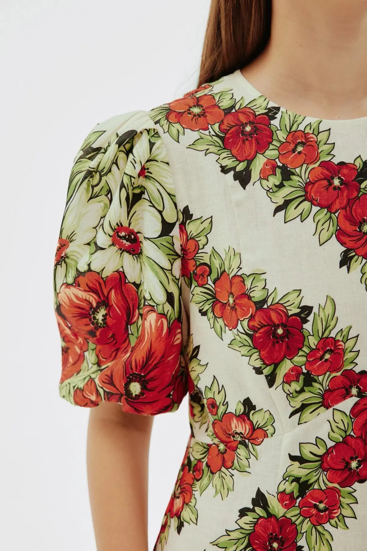 Alemais Amelie Midi Dress Floral Size AU 16 photo 4