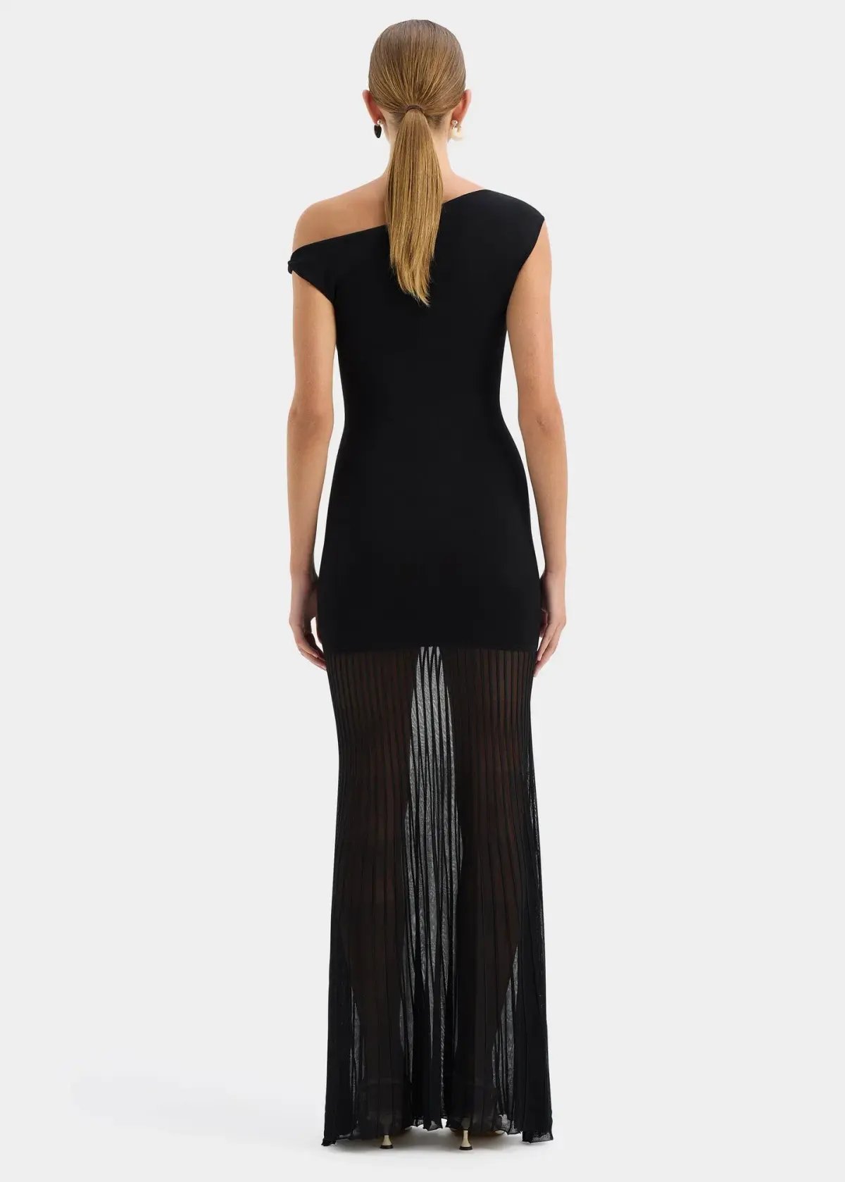 Sir the Label Indigo Twist Dress Black Size 12 photo 3