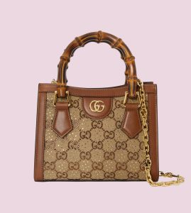 Gucci Diana Limited Edition Swarovski Mini Tote photo 7