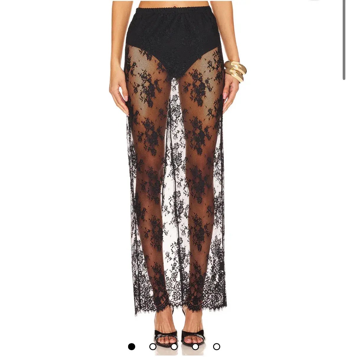 NBD Anjali Maxi Skirt in Black Size 6/XXS photo 2